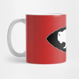 White Bison Arrowhead Mug